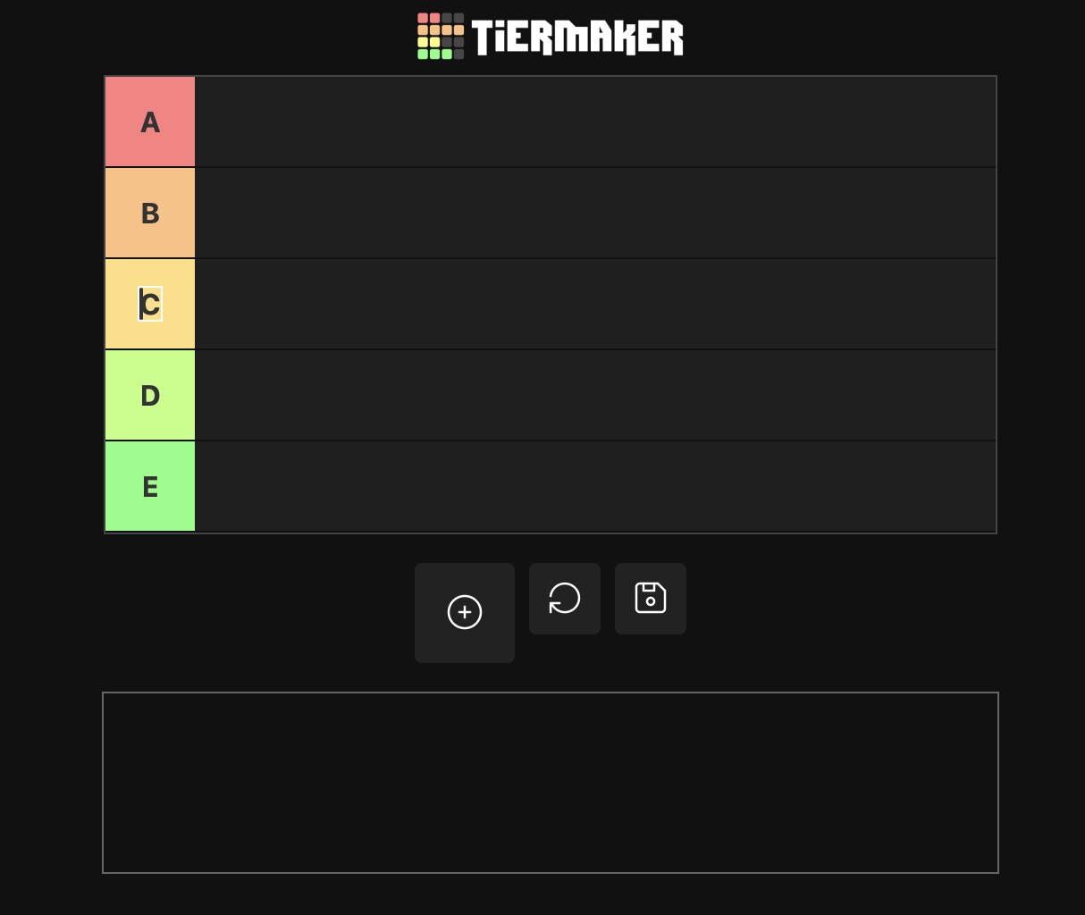 First project: TierkMaker